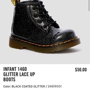 Toddler Girls Glitter Docs